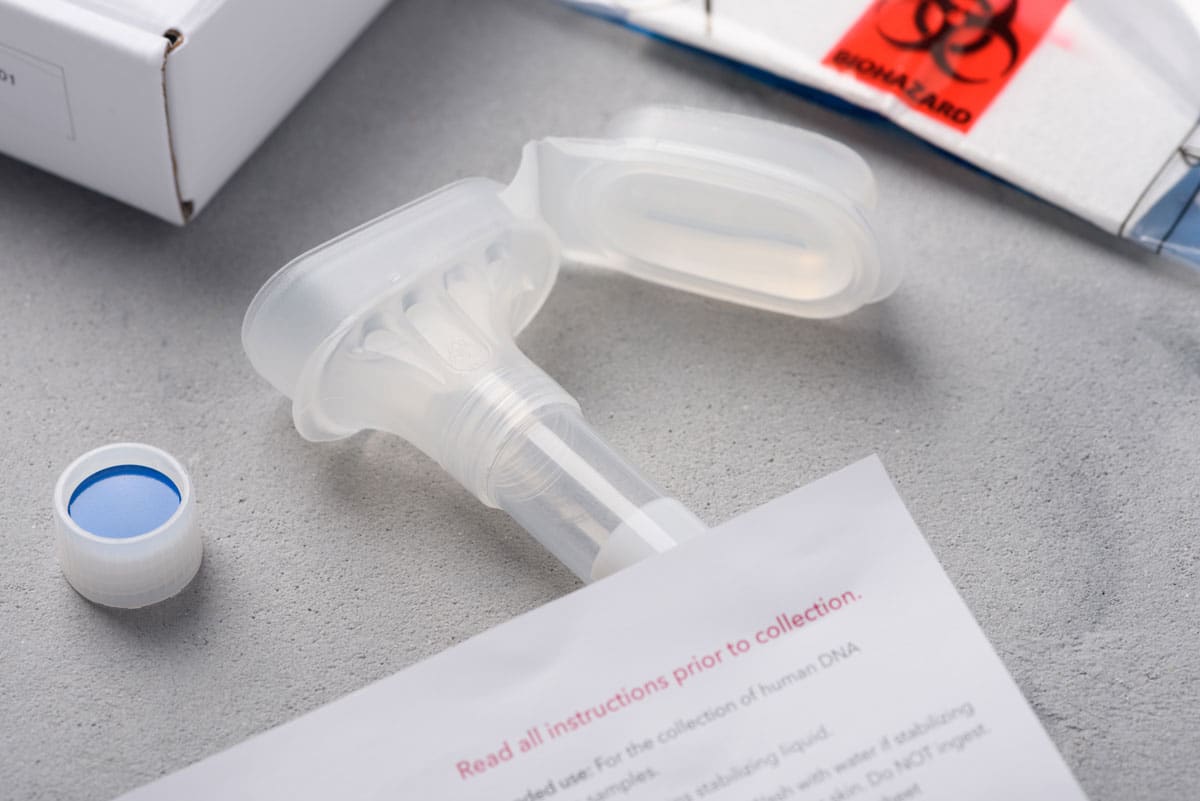 Covid 19 Coronavirus Saliva Collection PCR Test